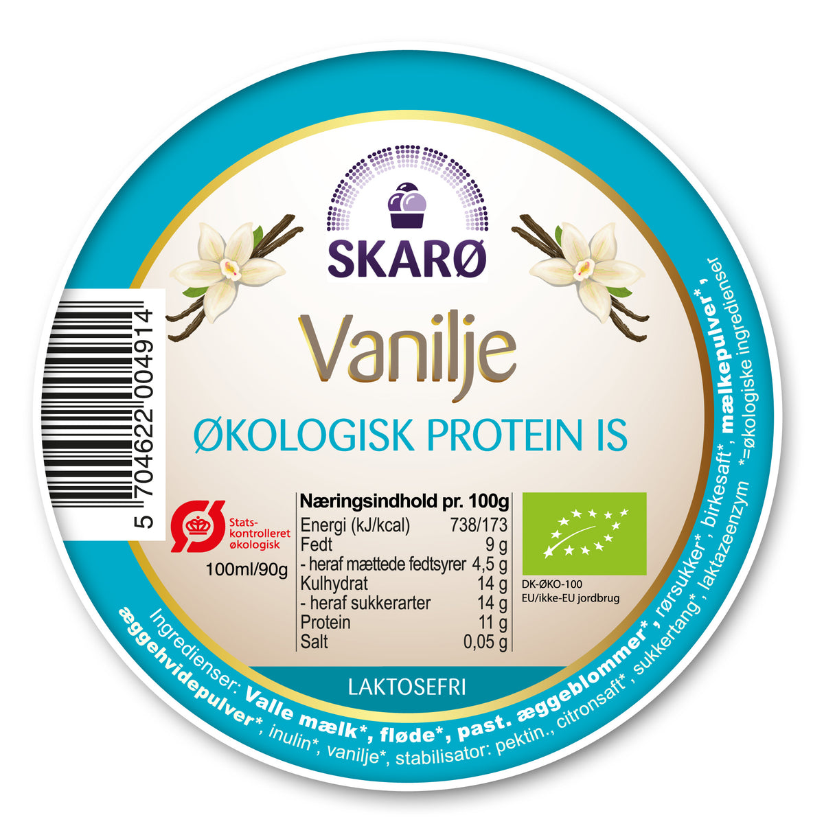 Økologisk Proteinis med Vanilje fra Skarø