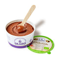 Økologisk vegansk sorbet med Chokolade - is fra Skarø
