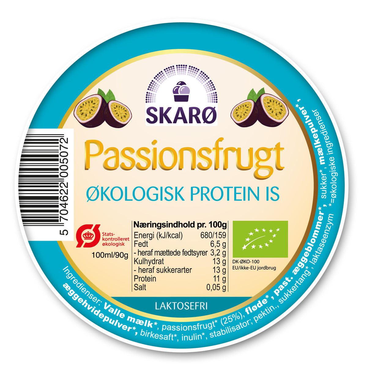 Økologisk Proteinis med Passionsfrugt fra Skarø