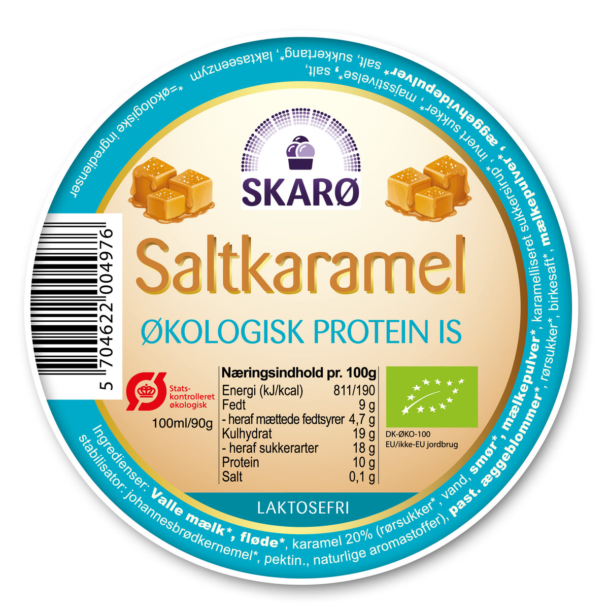 Økologisk Proteinis med Saltkaramel fra Skarø